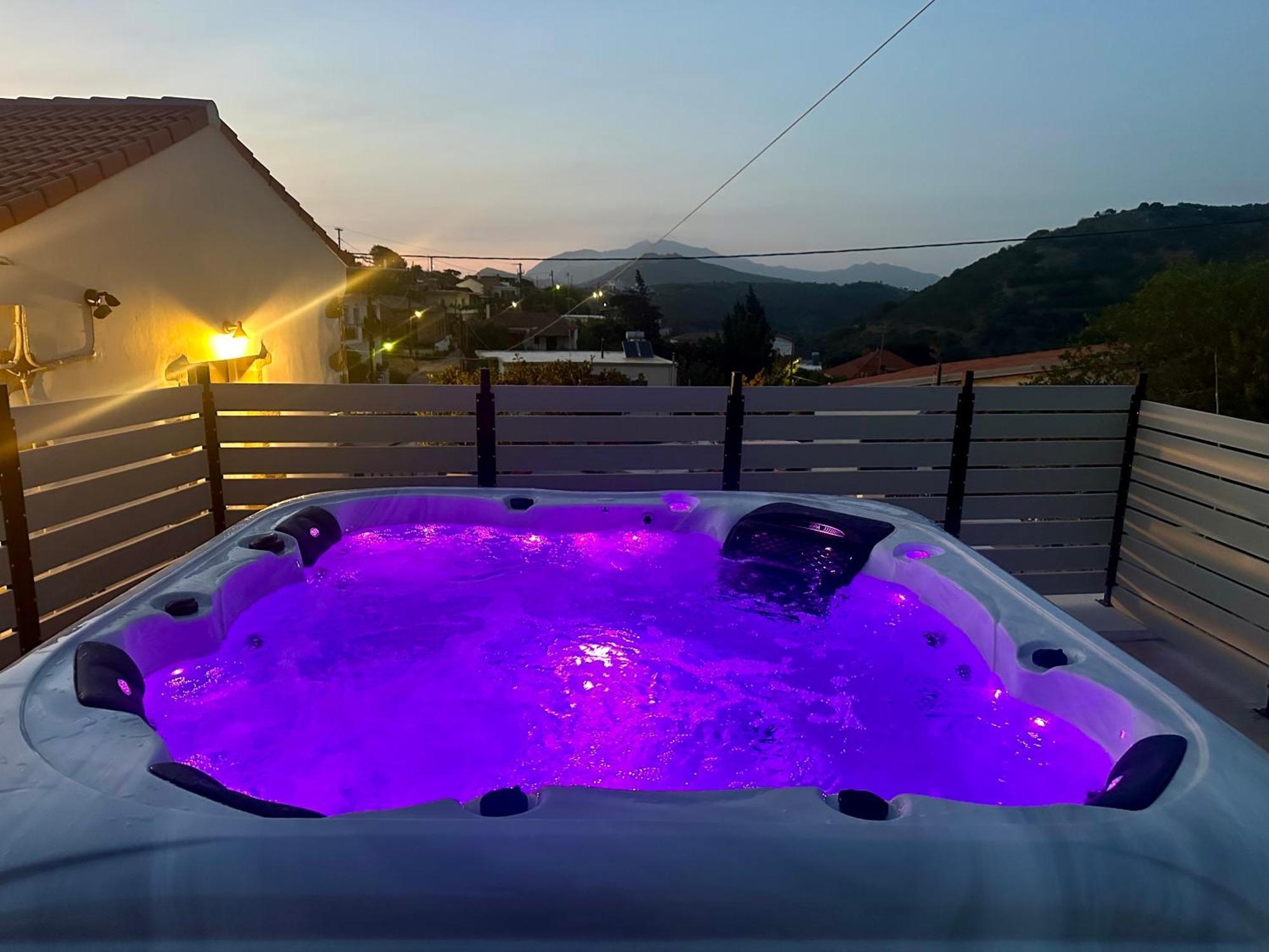 Villa Eftychia Serene Getaway With Hot Tub In A Quiet Location Kissamos Exterior photo